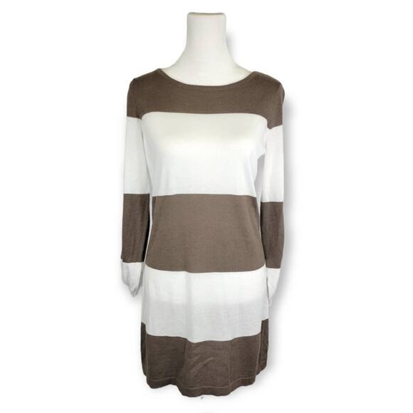 Tommy Bahama Women's Striped Long Sleeve Tunic Top Small Coastal Resort Style - Picture 3 of 8